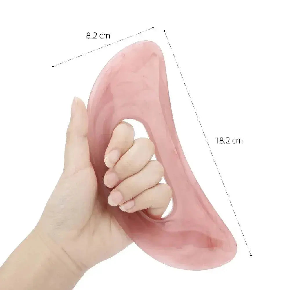 1pc Guasha Board Resin Beeswax Massage Scraper Gua Sha Tool Face Neck Back Body Pressure Therapy - ACHETE LTD