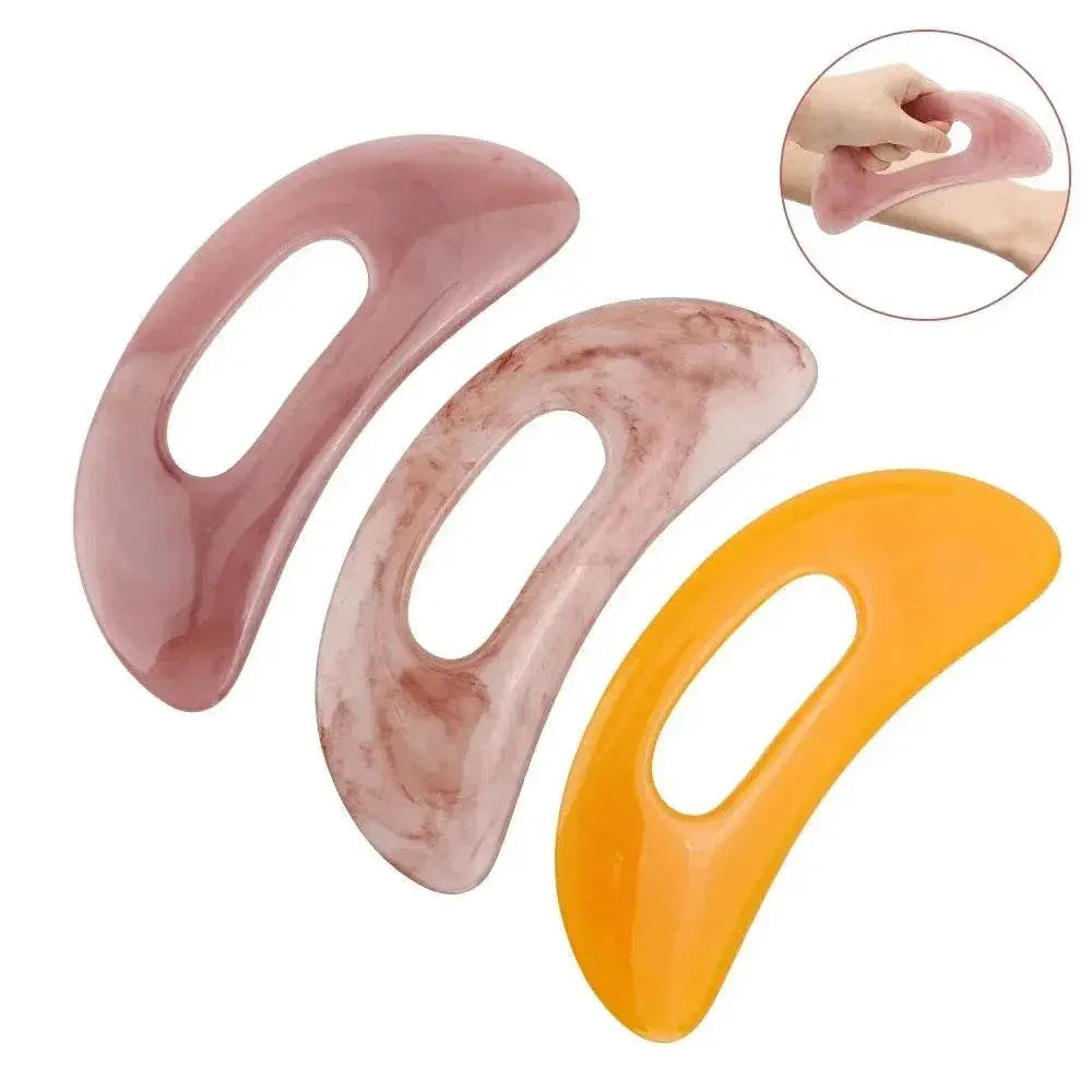1pc Guasha Board Resin Beeswax Massage Scraper Gua Sha Tool Face Neck Back Body Pressure Therapy - ACHETE LTD
