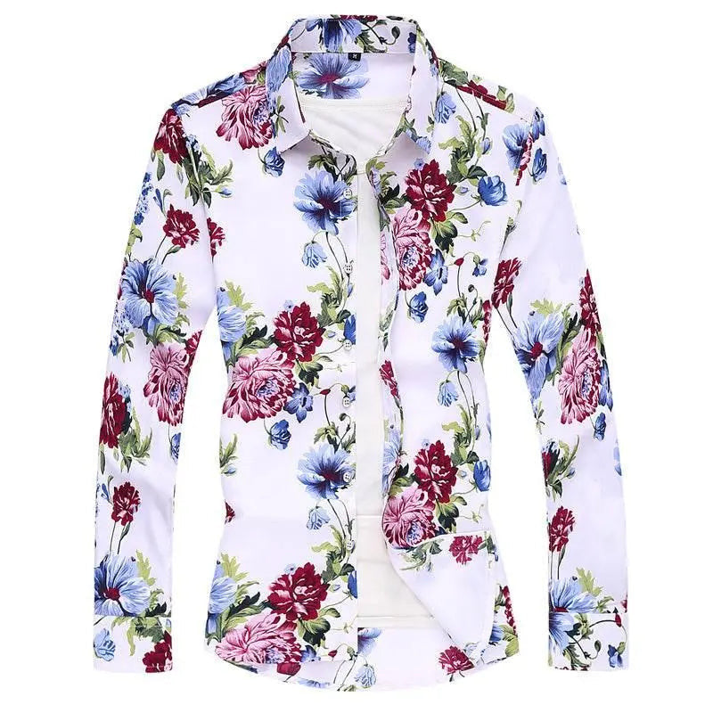 Summer New Men Shirt Large Size Printing - ACHETE LTD