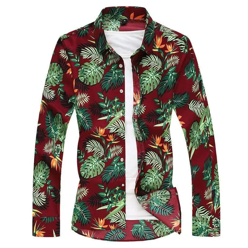 Summer New Men Shirt Large Size Printing - ACHETE LTD
