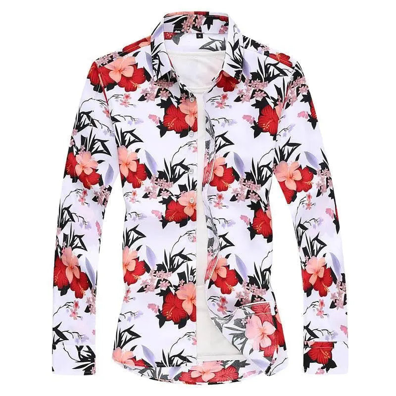 Summer New Men Shirt Large Size Printing - ACHETE LTD