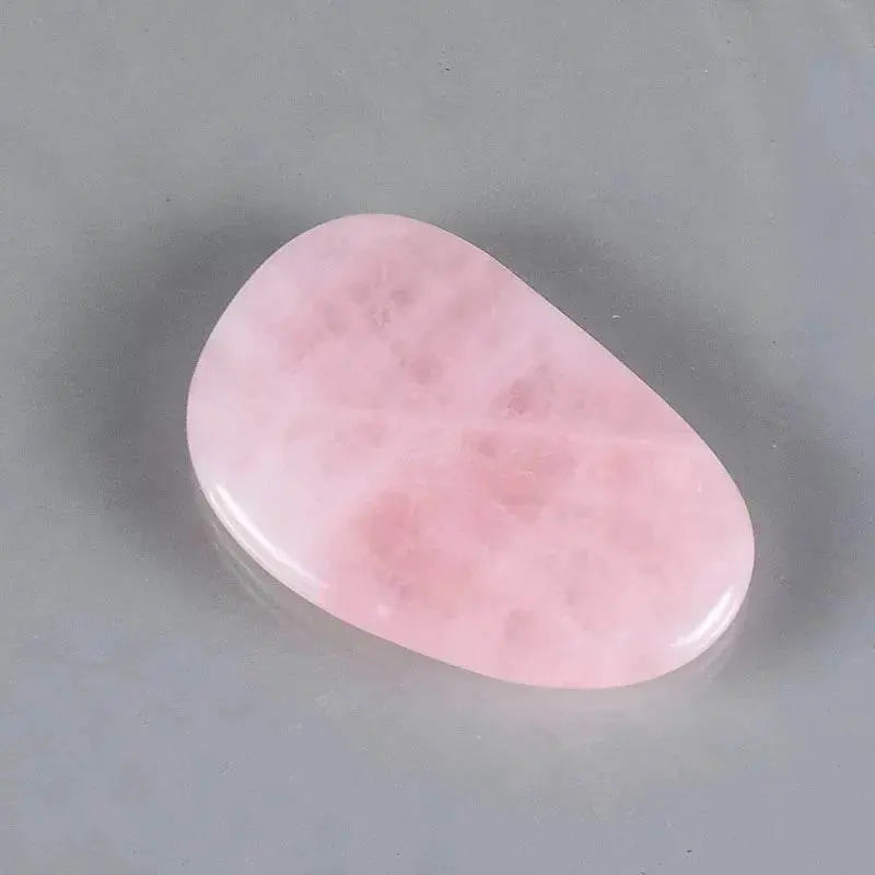 1pc Heart Shape SPA Massage Rose Quartz Gua sha Scraping Massage Scraper Face Massager Acupuncture Guasha Board Massager - ACHETE LTD