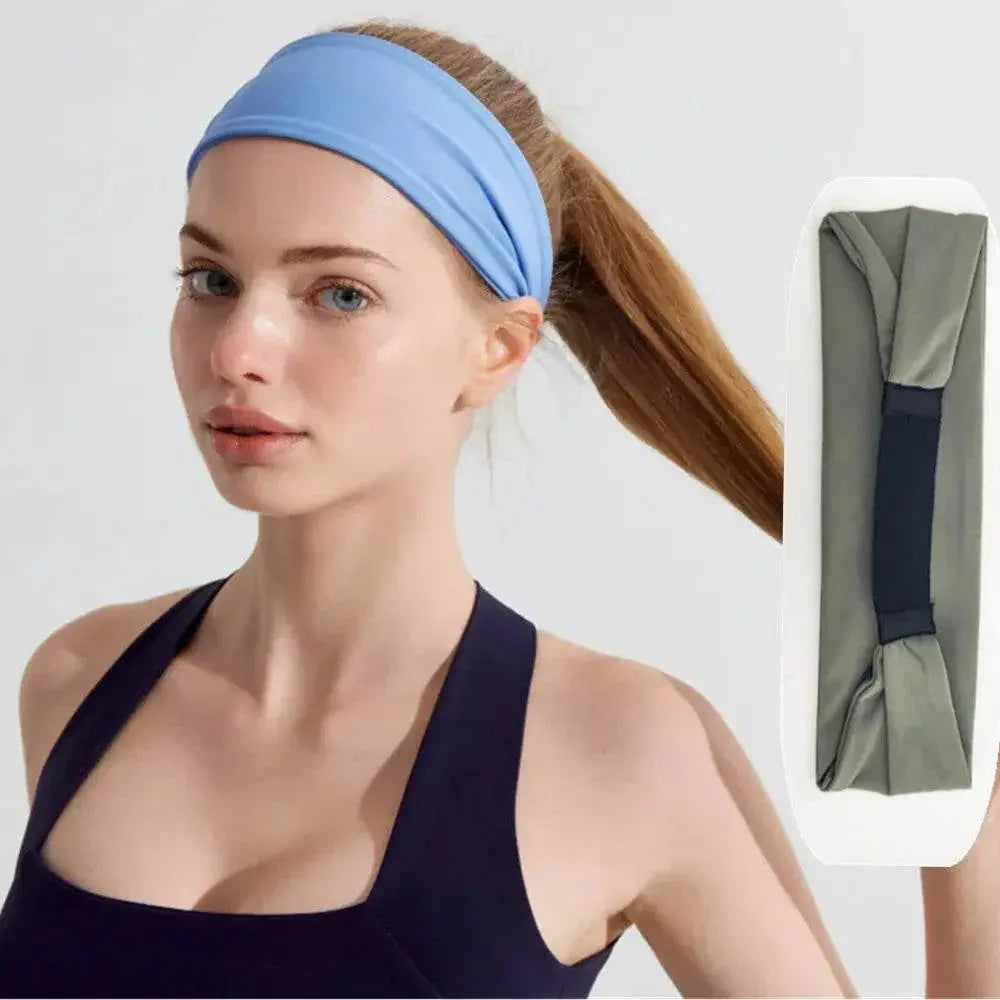 1PC Nylon Sports Yoga Hair Band Running Absorb Headband Women Men Adjustable Make Up Hair Accessories Headwrap - ACHETE LTD