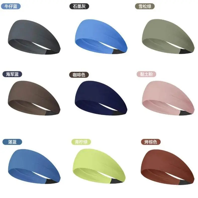 1PC Nylon Sports Yoga Hair Band Running Absorb Headband Women Men Adjustable Make Up Hair Accessories Headwrap - ACHETE LTD