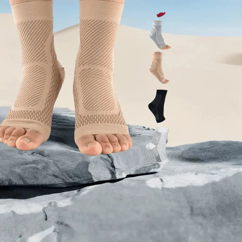 1pair Neuropathy socks,Ankle brace Socks and Tendonitis compression socks For Pain Relief,Ankle compression sleeve for swelling - ACHETE LTD
