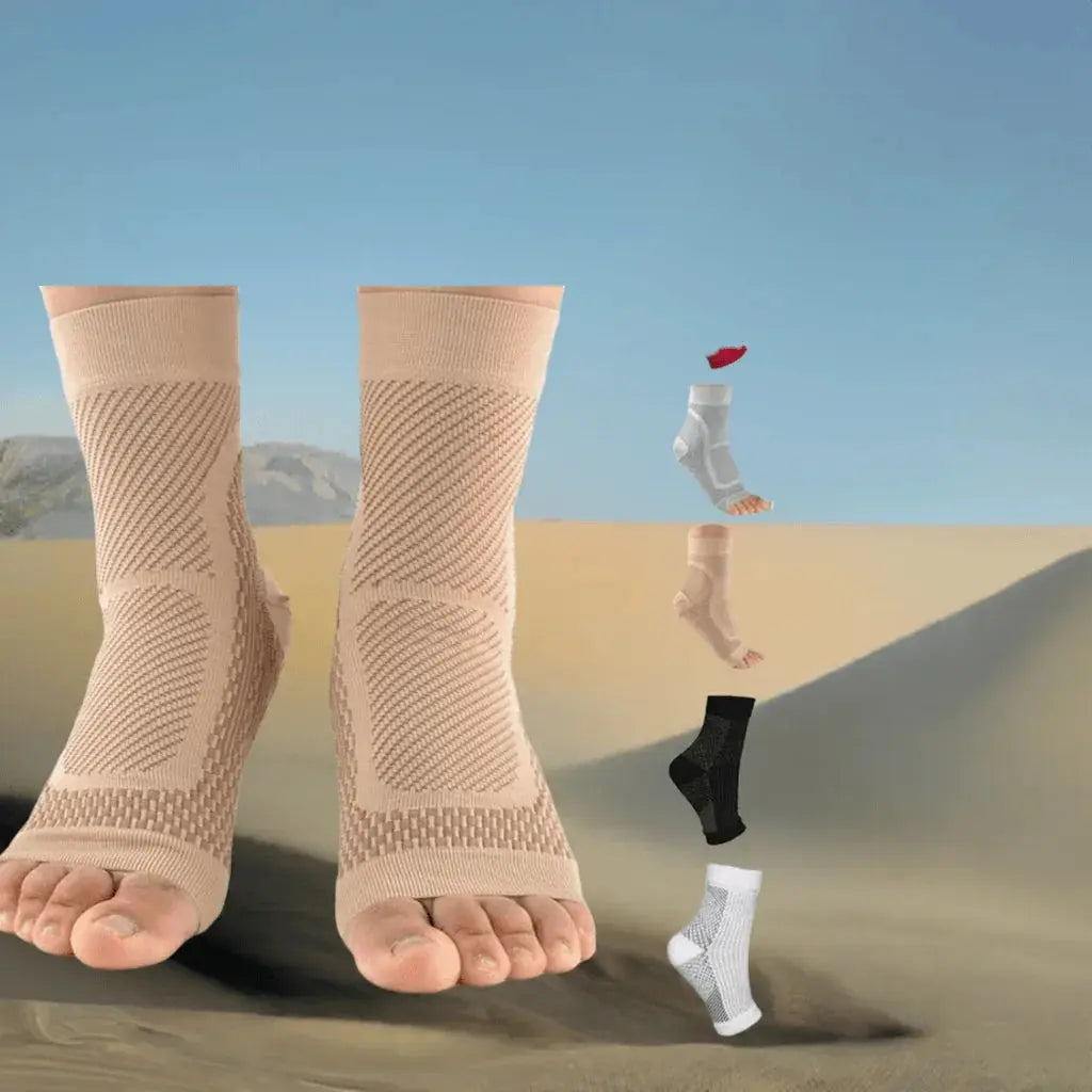 1pair Neuropathy socks,Ankle brace Socks and Tendonitis compression socks For Pain Relief,Ankle compression sleeve for swelling - ACHETE LTD
