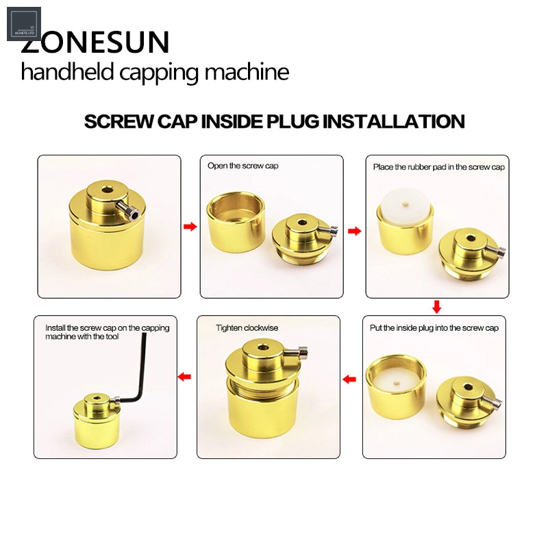 ZONESUN SF-1550 automatic water beverage bottle capping machine cap screwing machine sealing machine.