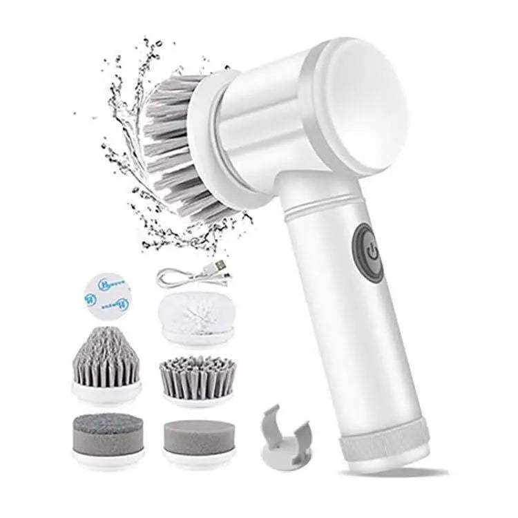 Cordless Electric Spin Scrubber - 5-in-1 Power - ACHETE LTD