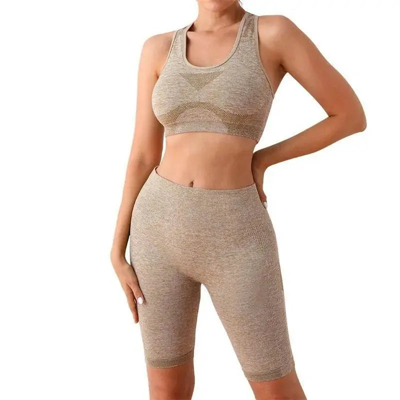 breathable yoga set comfortable and elastic workout clothes yoga set for women Customizable - ACHETE LTD