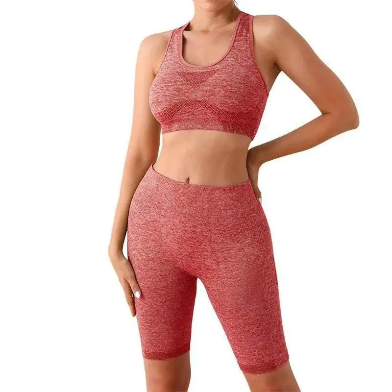 breathable yoga set comfortable and elastic workout clothes yoga set for women Customizable - ACHETE LTD