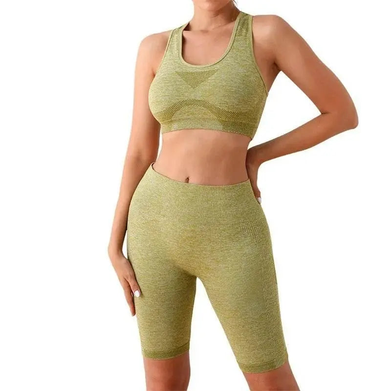 breathable yoga set comfortable and elastic workout clothes yoga set for women Customizable - ACHETE LTD
