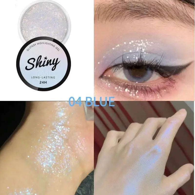 Magic Full Body Sculpting Fairy Dust Highlighting Slap-On Highlighting Powder Glitter - Pearlescent collarbone and face glitter perfect for Christmas - ACHETE LTD