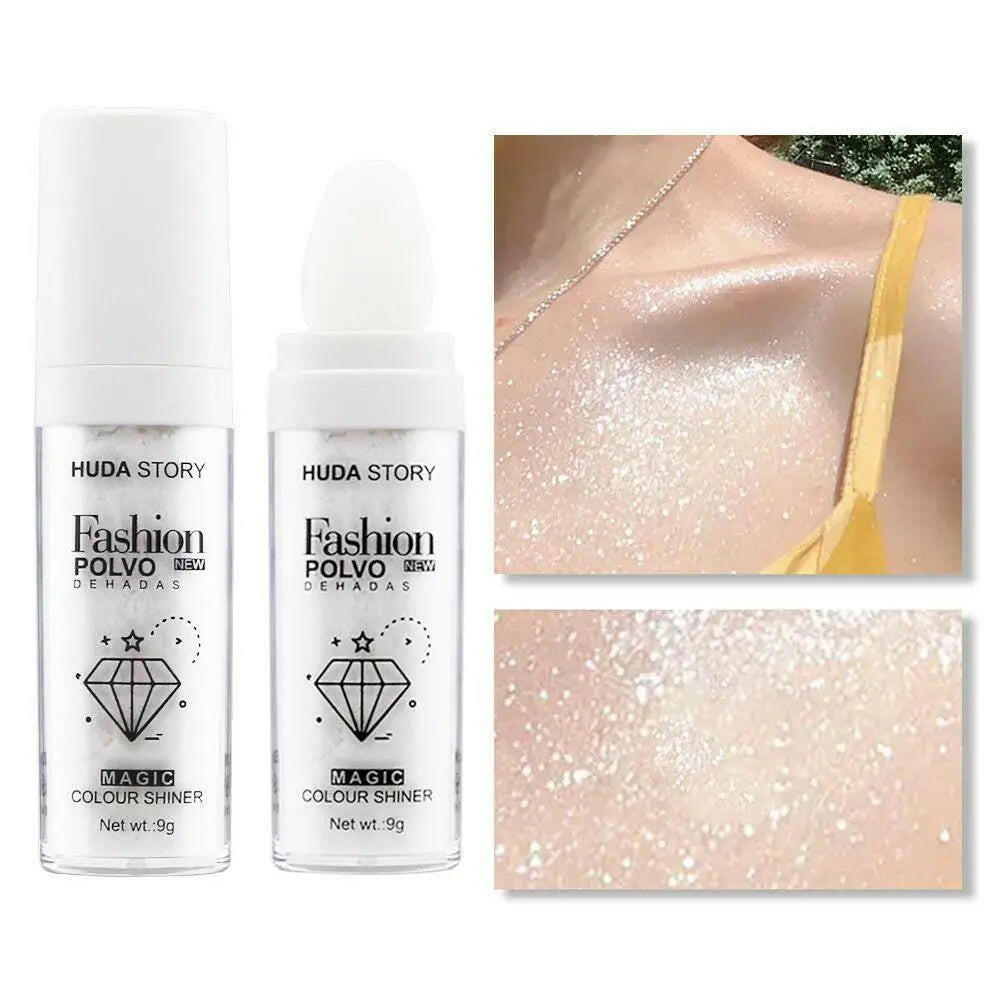 Fairy Dust Highlighting Powder - Full Body Pearlescent Glitter for Face and Eyes, Sparkling Halloween Body Glitter - ACHETE LTD
