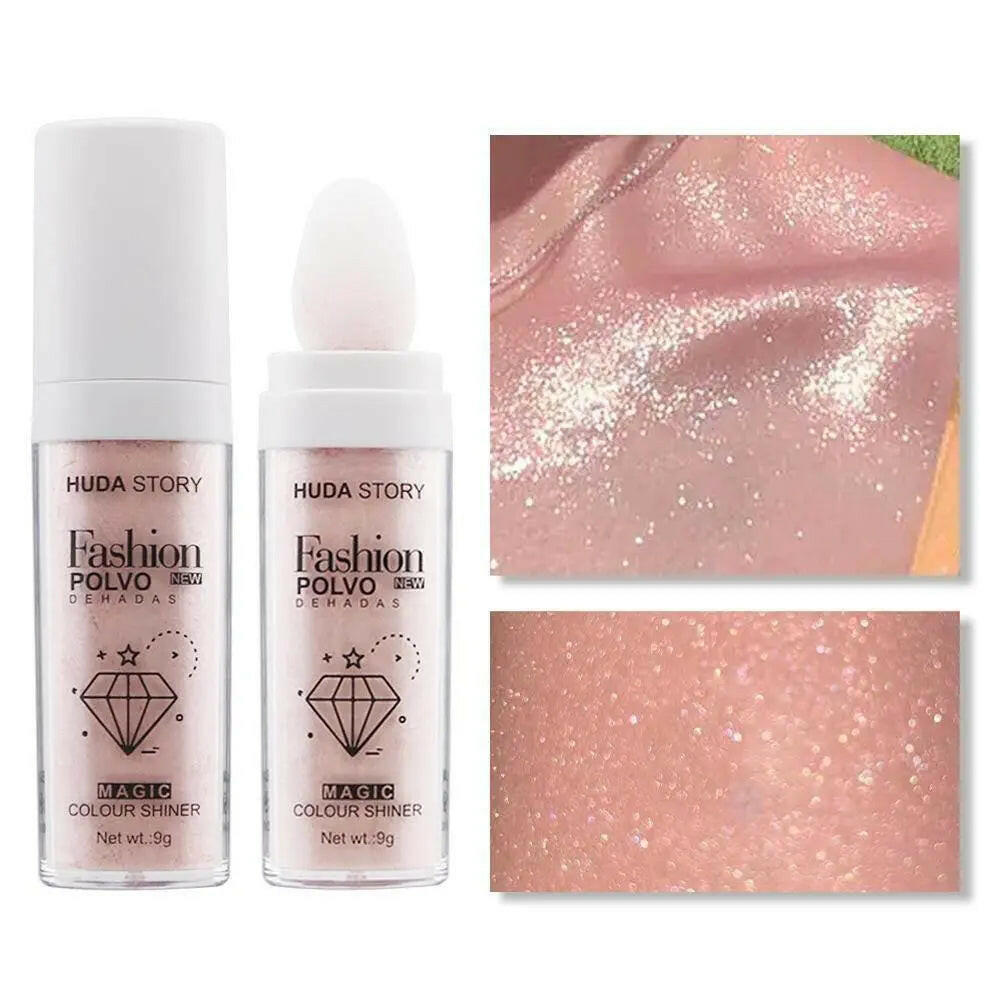 Fairy Dust Highlighting Powder - Full Body Pearlescent Glitter for Face and Eyes, Sparkling Halloween Body Glitter - ACHETE LTD