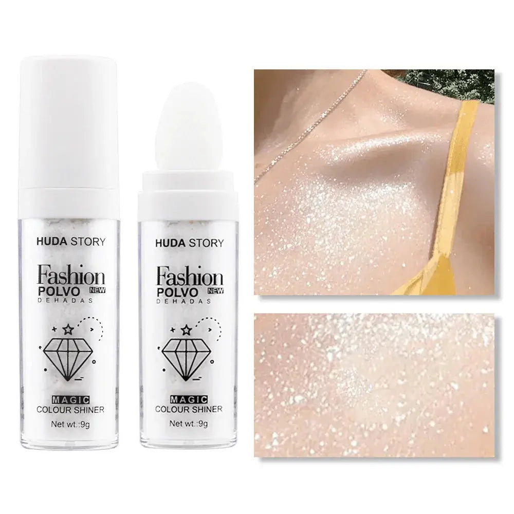 Fairy Dust Highlighting Powder - Full Body Pearlescent Glitter for Face and Eyes, Sparkling Halloween Body Glitter - ACHETE LTD