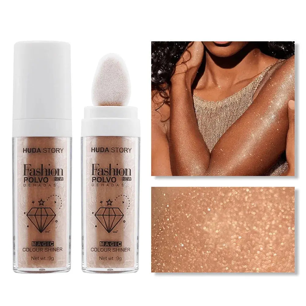 Fairy Dust Highlighting Powder - Full Body Pearlescent Glitter for Face and Eyes, Sparkling Halloween Body Glitter - ACHETE LTD