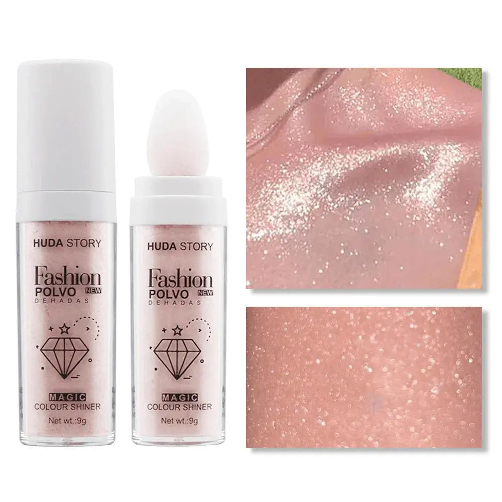 Fairy Dust Highlighting Powder - Full Body Pearlescent Glitter for Face and Eyes, Sparkling Halloween Body Glitter - ACHETE LTD