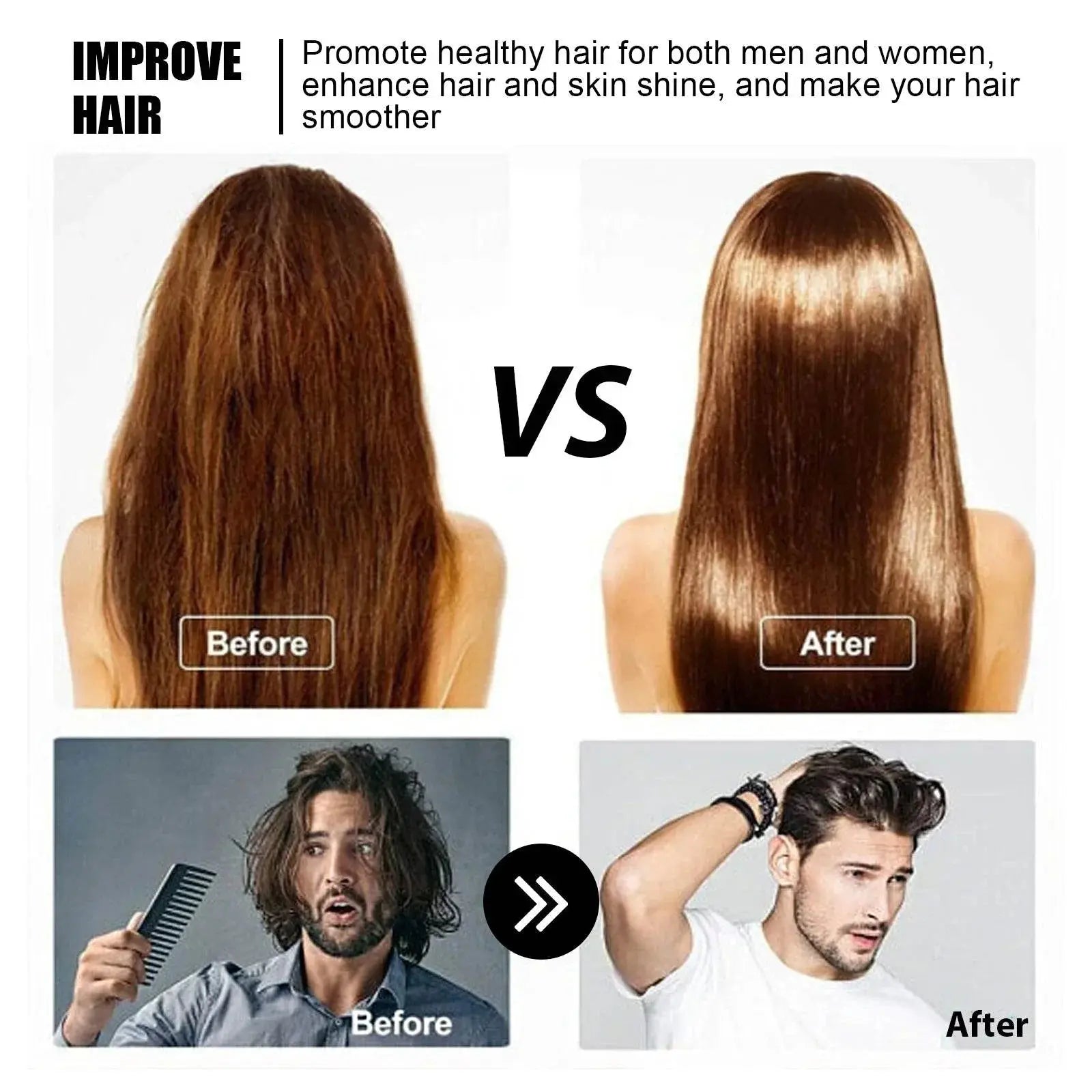 Batana essential oil Smooth hair, anti-fall moisturizing skin care essential oil - ACHETE LTD