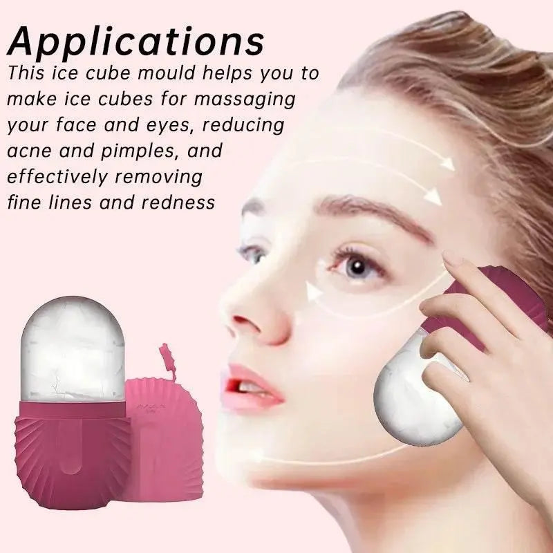 Ice Facial Roller Face Massager Contouring Skin Care Beauty Lifting Tools - ACHETE LTD