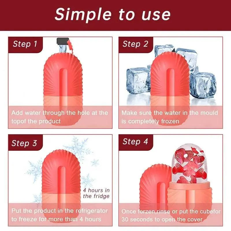 Ice Facial Roller Face Massager Contouring Skin Care Beauty Lifting Tools - ACHETE LTD
