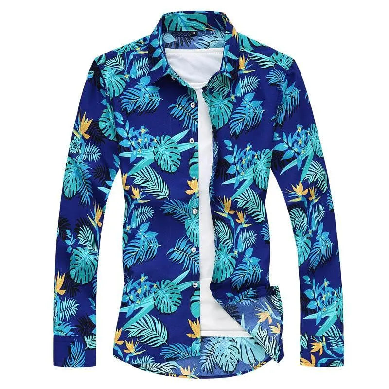 Summer New Men Shirt Large Size Printing - ACHETE LTD