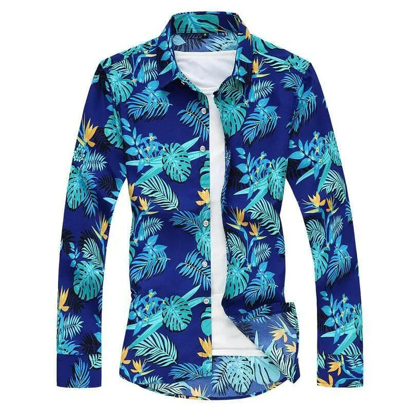 Summer New Men Shirt Large Size Printing - ACHETE LTD