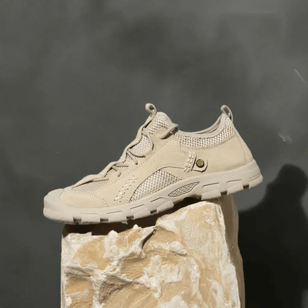Men Sneakers Men Light Shoes Sport Outdoor Breathable Sneakers Comfortable Genuine Leather Men Casual Shoes - ACHETE LTD