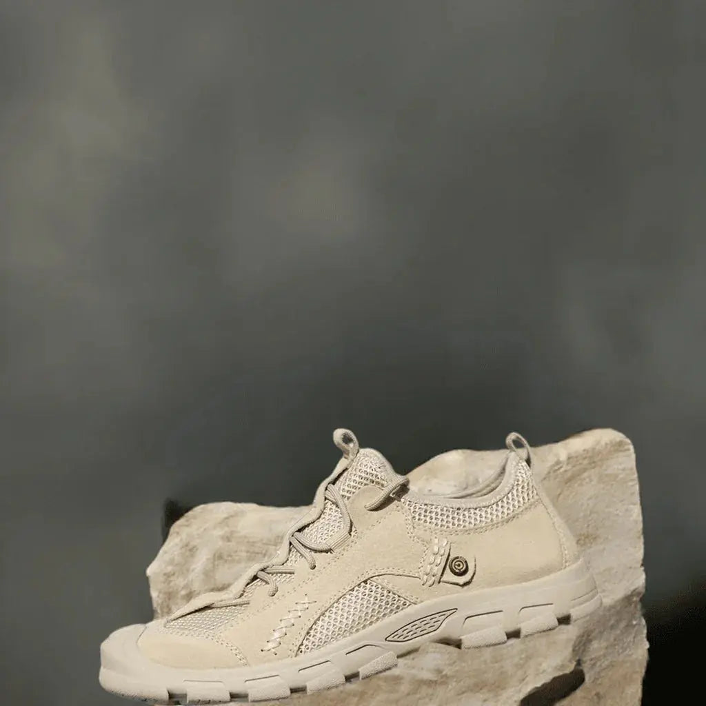 Men Sneakers Men Light Shoes Sport Outdoor Breathable Sneakers Comfortable Genuine Leather Men Casual Shoes - ACHETE LTD
