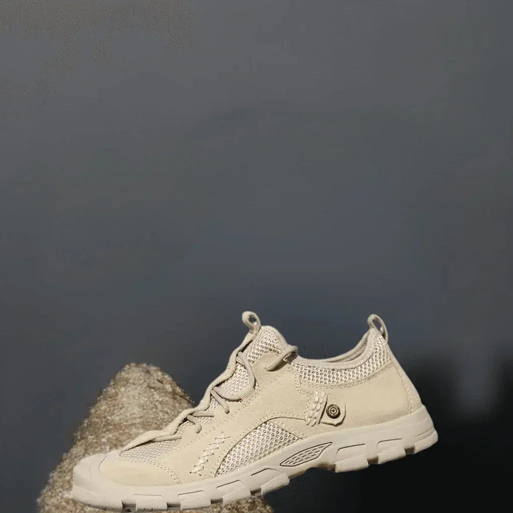 Men Sneakers Men Light Shoes Sport Outdoor Breathable Sneakers Comfortable Genuine Leather Men Casual Shoes - ACHETE LTD