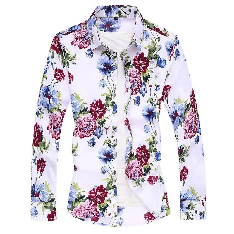 Summer New Men Shirt Large Size Printing - ACHETE LTD