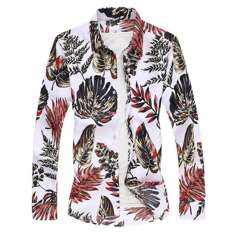 Summer New Men Shirt Large Size Printing - ACHETE LTD