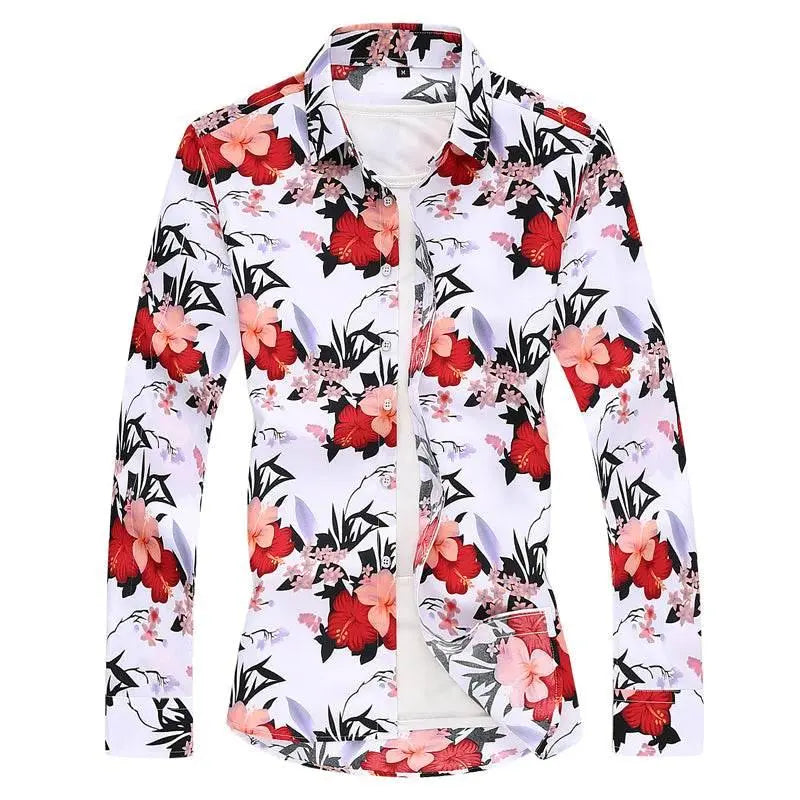 Summer New Men Shirt Large Size Printing - ACHETE LTD