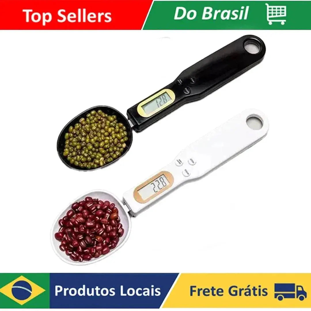 Digital LCD Balanca Spoon With Balanca Measure Ate 500g Kitchen Utility for Various Graos Oi4002 Luuk Young - ACHETE LTD