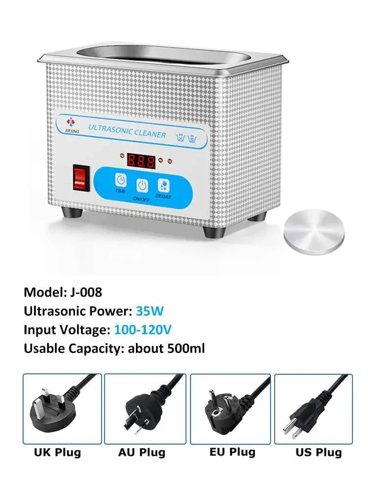 800ml Ultrasonic Cleaner 40kHz Ultra Sonic Cleaner with Timer Ultrasonic Jewelry Cleaner Ultrasonic Cleaning Machine - ACHETE LTD