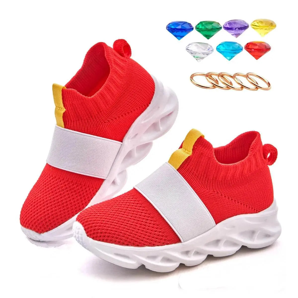 Sonic Shoes For Boys Kids Sonic Zapatillas Sonic Red Sonic Shoes For Kids Boys Girls Cartoon Anime Sonic Games Shoes - ACHETE LTD