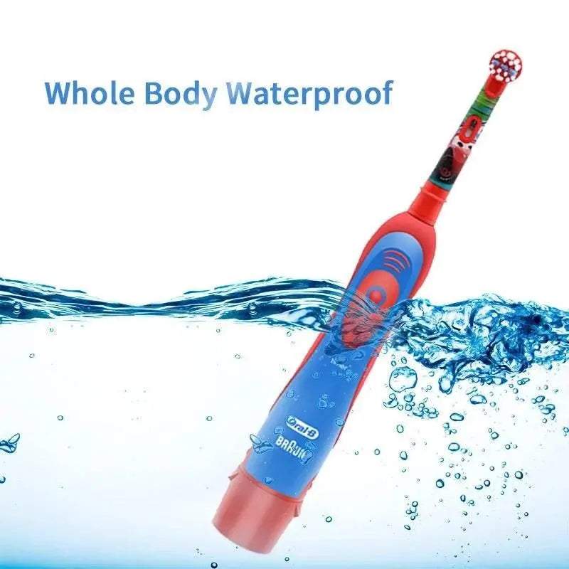 Oral B Electric Toothbrush for Kid Soft Brush Rotation Clean Teeth Brush For Kid Gentle Clean Teeth Waterproof Kid Tooth Brush - ACHETE LTD