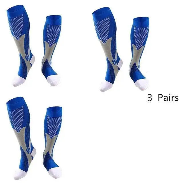Men's Sports Compression Socks Varicose Veins Cycling Socks Nursing Running Compression Socks Nurse Outdoor Natural Hiking - ACHETE LTD