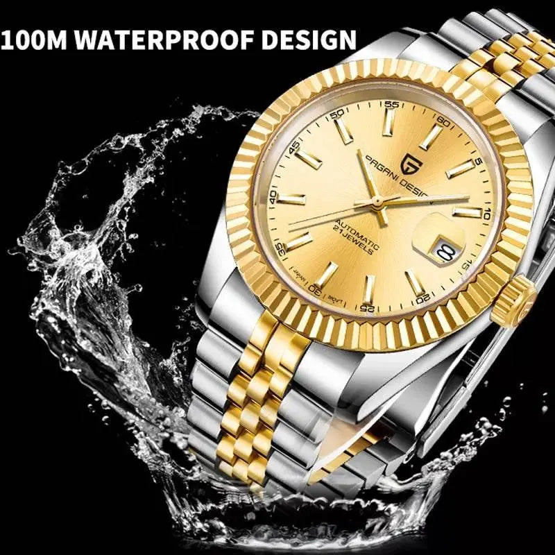 PAGANI DESIGN Men's Watches Top Brand Luxury Wrist Watch Mechanical Automatic Watch For Men Business Stainless steel Watch Men - ACHETE LTD