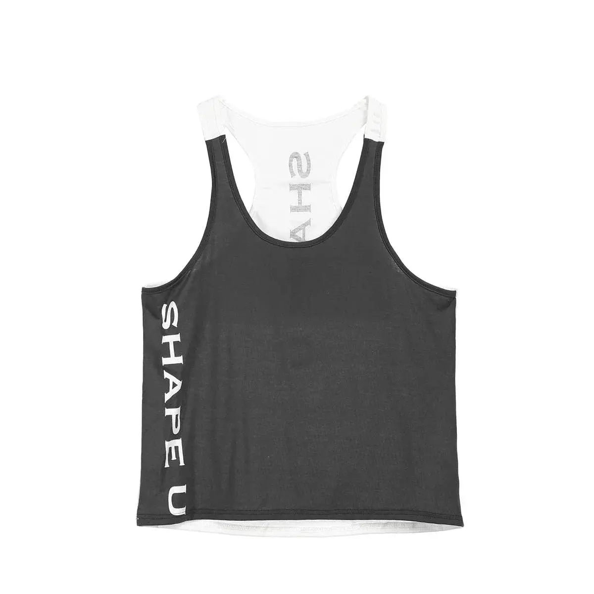 Hot Bodybuilding Fitness Singlets Muscle Vest For Men Tee Basketball Jersey Solid Gym Men Stringer Loose Tank Tops - ACHETE LTD