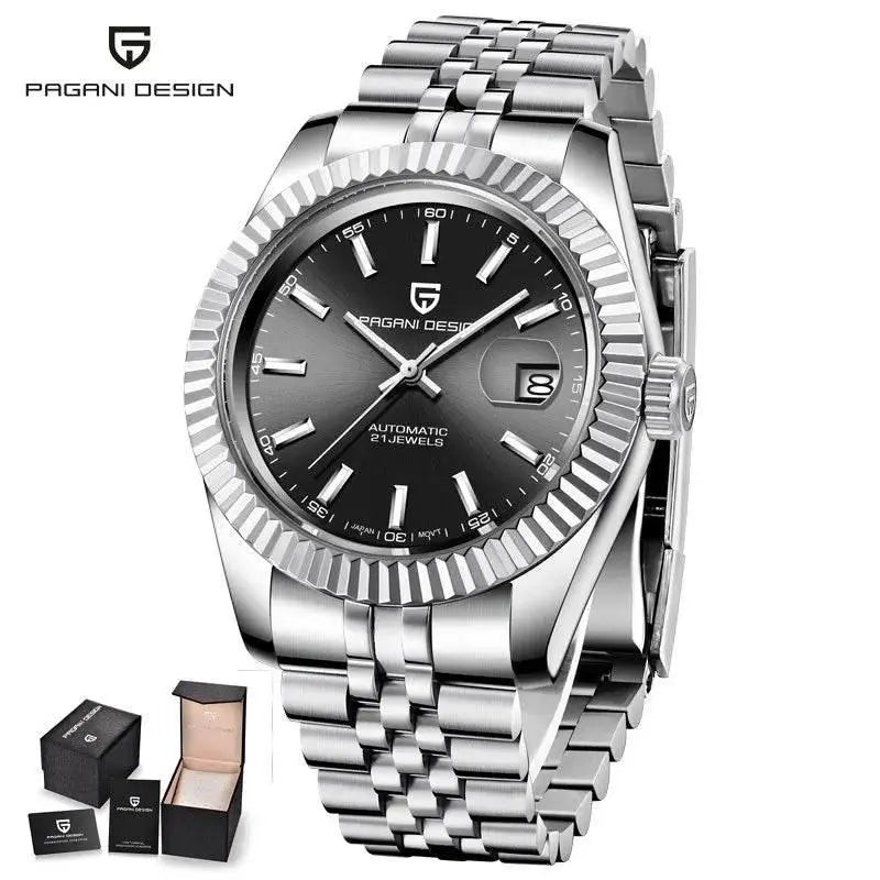 PAGANI DESIGN Men's Watches Top Brand Luxury Wrist Watch Mechanical Automatic Watch For Men Business Stainless steel Watch Men - ACHETE LTD