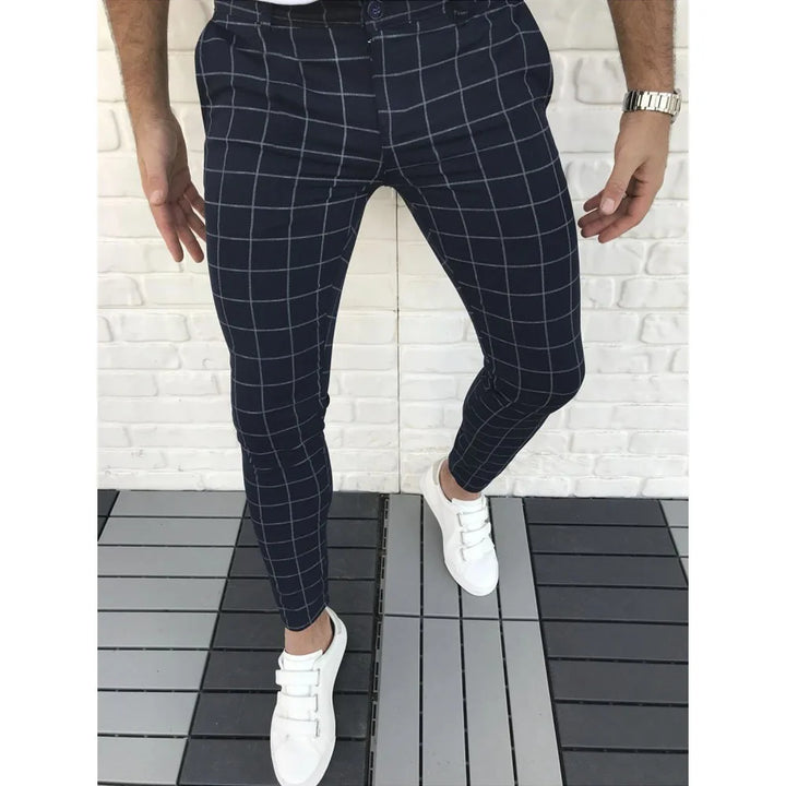 Men's Cargo Pantalones Pant Slim Fit Straight Leg Trousers Fashion Casual Sweatpants Streetwear Male Pencil Trouser For Business