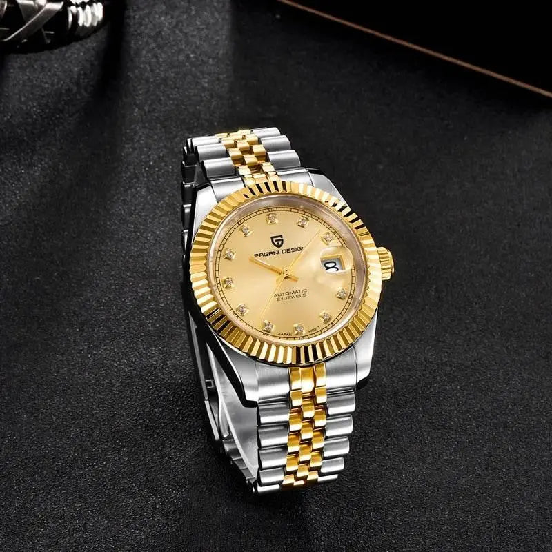 PAGANI DESIGN Men's Watches Top Brand Luxury Wrist Watch Mechanical Automatic Watch For Men Business Stainless steel Watch Men - ACHETE LTD