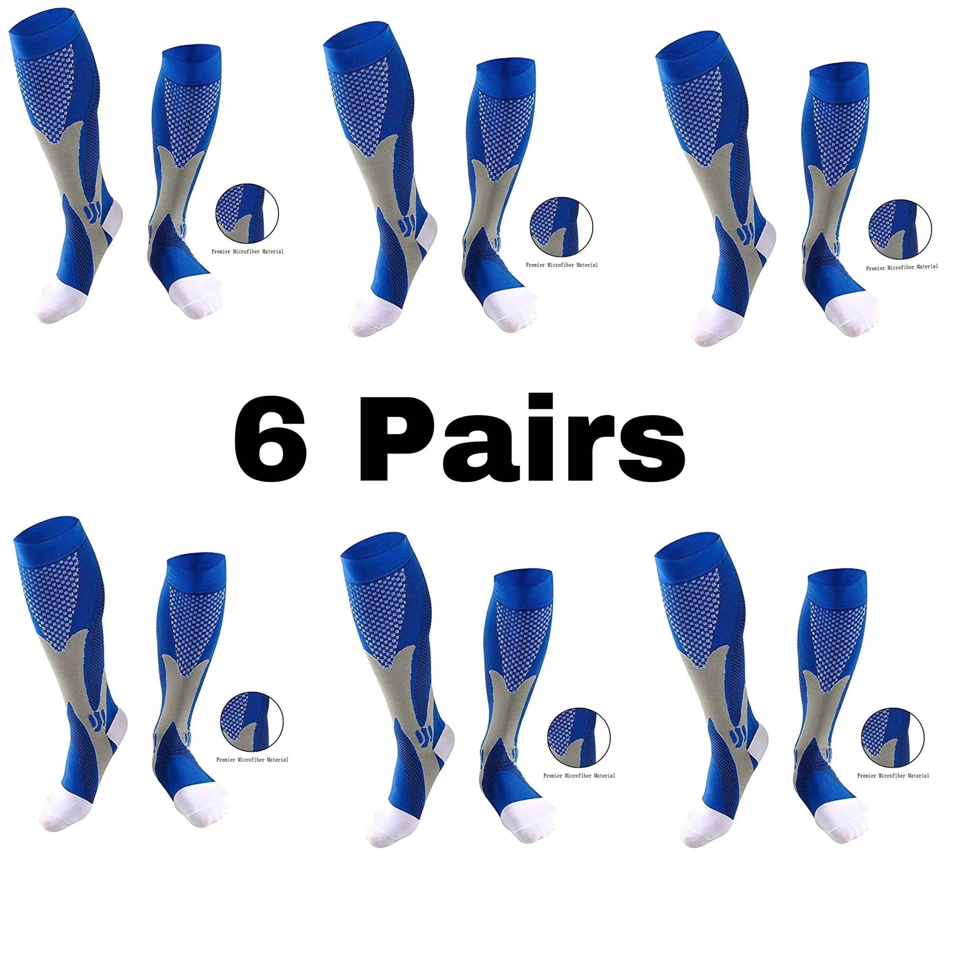 Men's Sports Compression Socks Varicose Veins Cycling Socks Nursing Running Compression Socks Nurse Outdoor Natural Hiking - ACHETE LTD