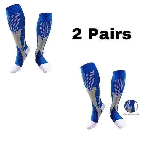 Men's Sports Compression Socks Varicose Veins Cycling Socks Nursing Running Compression Socks Nurse Outdoor Natural Hiking - ACHETE LTD
