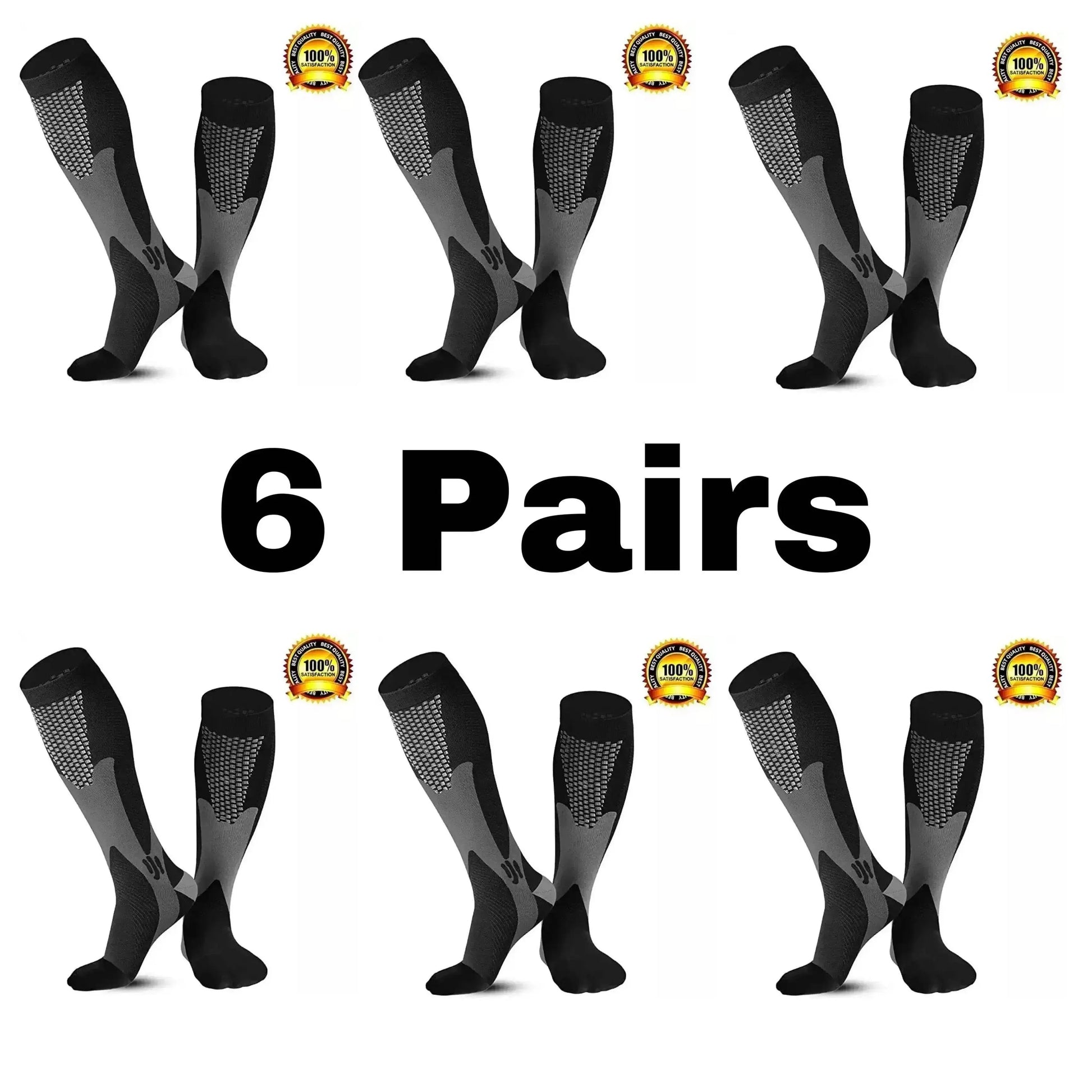 Men's Sports Compression Socks Varicose Veins Cycling Socks Nursing Running Compression Socks Nurse Outdoor Natural Hiking - ACHETE LTD