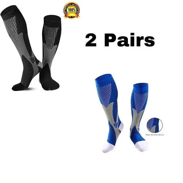 Men's Sports Compression Socks Varicose Veins Cycling Socks Nursing Running Compression Socks Nurse Outdoor Natural Hiking - ACHETE LTD