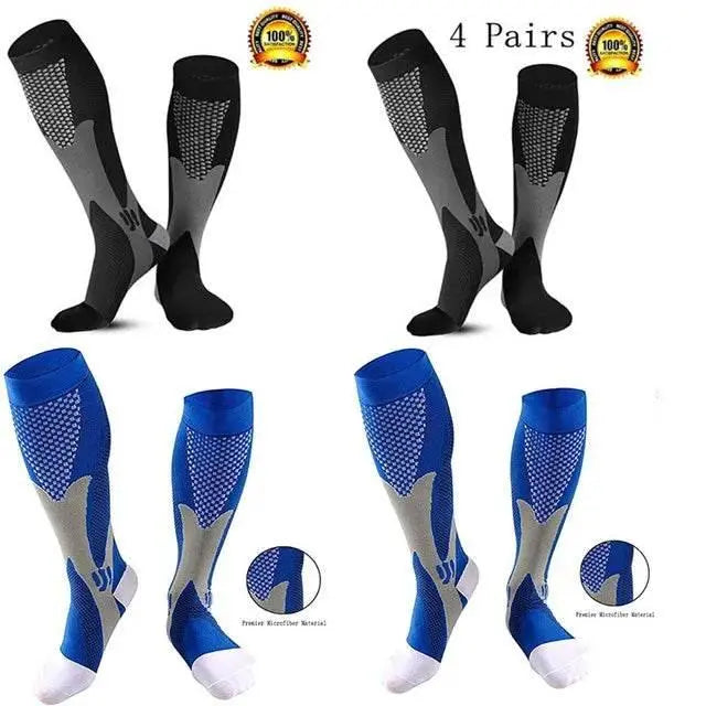 Men's Sports Compression Socks Varicose Veins Cycling Socks Nursing Running Compression Socks Nurse Outdoor Natural Hiking - ACHETE LTD