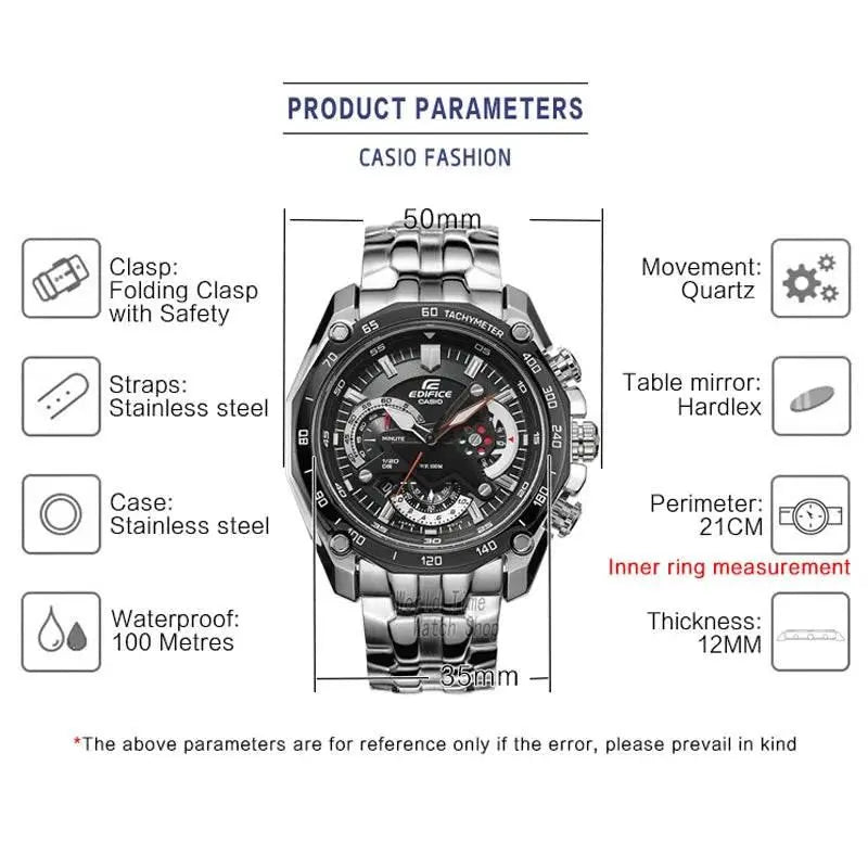 Casio watch for men brand luxury quartz Waterproof Chronograph men watch racing Sport military Watch relogio masculino - ACHETE LTD