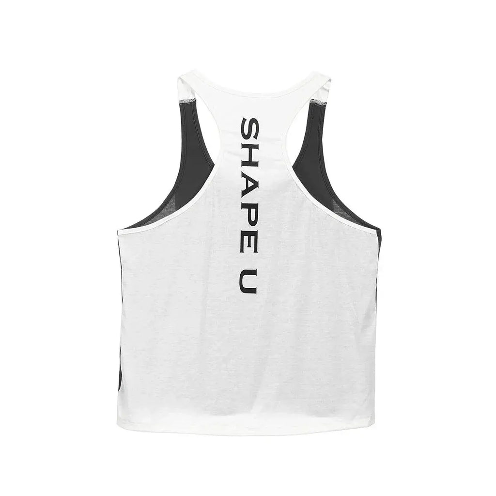 Hot Bodybuilding Fitness Singlets Muscle Vest For Men Tee Basketball Jersey Solid Gym Men Stringer Loose Tank Tops - ACHETE LTD