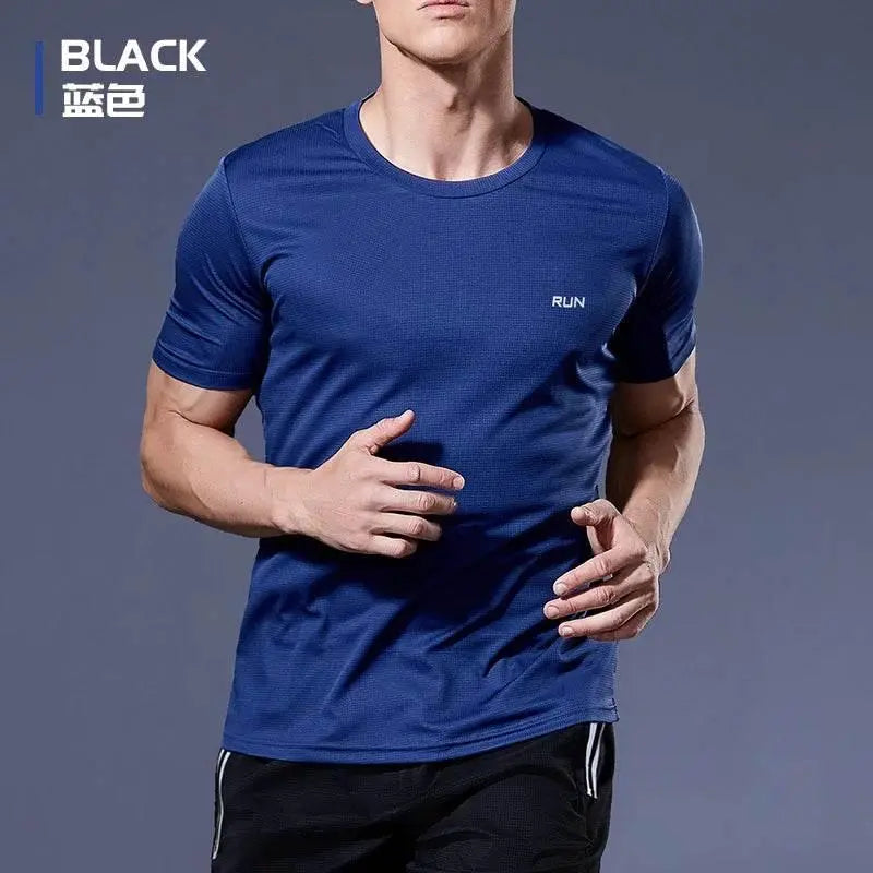 Running Shirts Soccer Shirts Men's Jersey Sportswear Men's Running T-Shirts Quick Dry Compression Sport T-Shirts Fitness Gym - ACHETE LTD